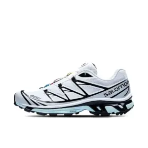 Salomon XT-6 Outdoor Performance Running Trainers for Hiking and Trail Sports (White/Black)